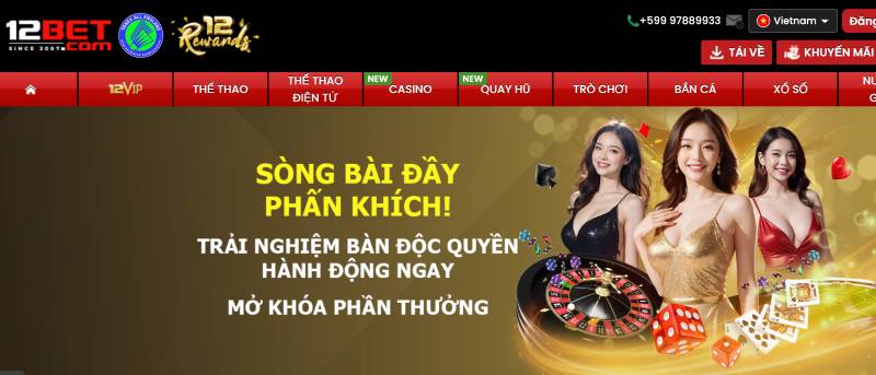 Tìm hiểu tổng quan về game bài tại 12bet 